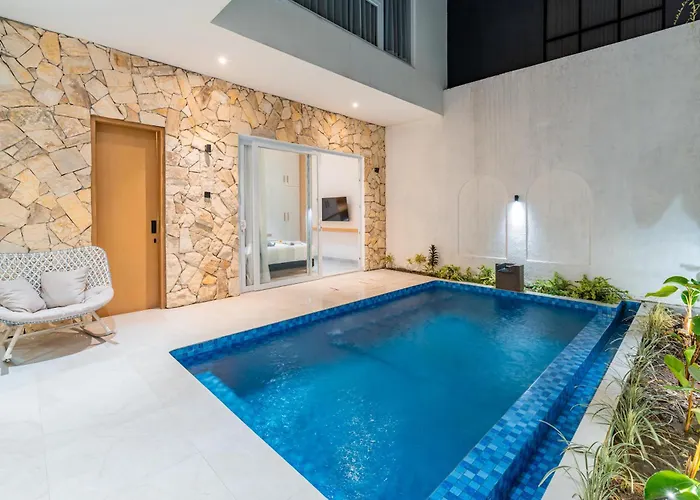 Luxury Casa 3 Bedroom Private Pool Premium Type ヴィラ *